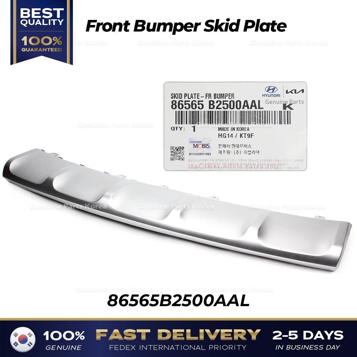 ⭐Genuine⭐ Front Bumper Skid Plate 86565B2500AAL for Kia Soul | eBay