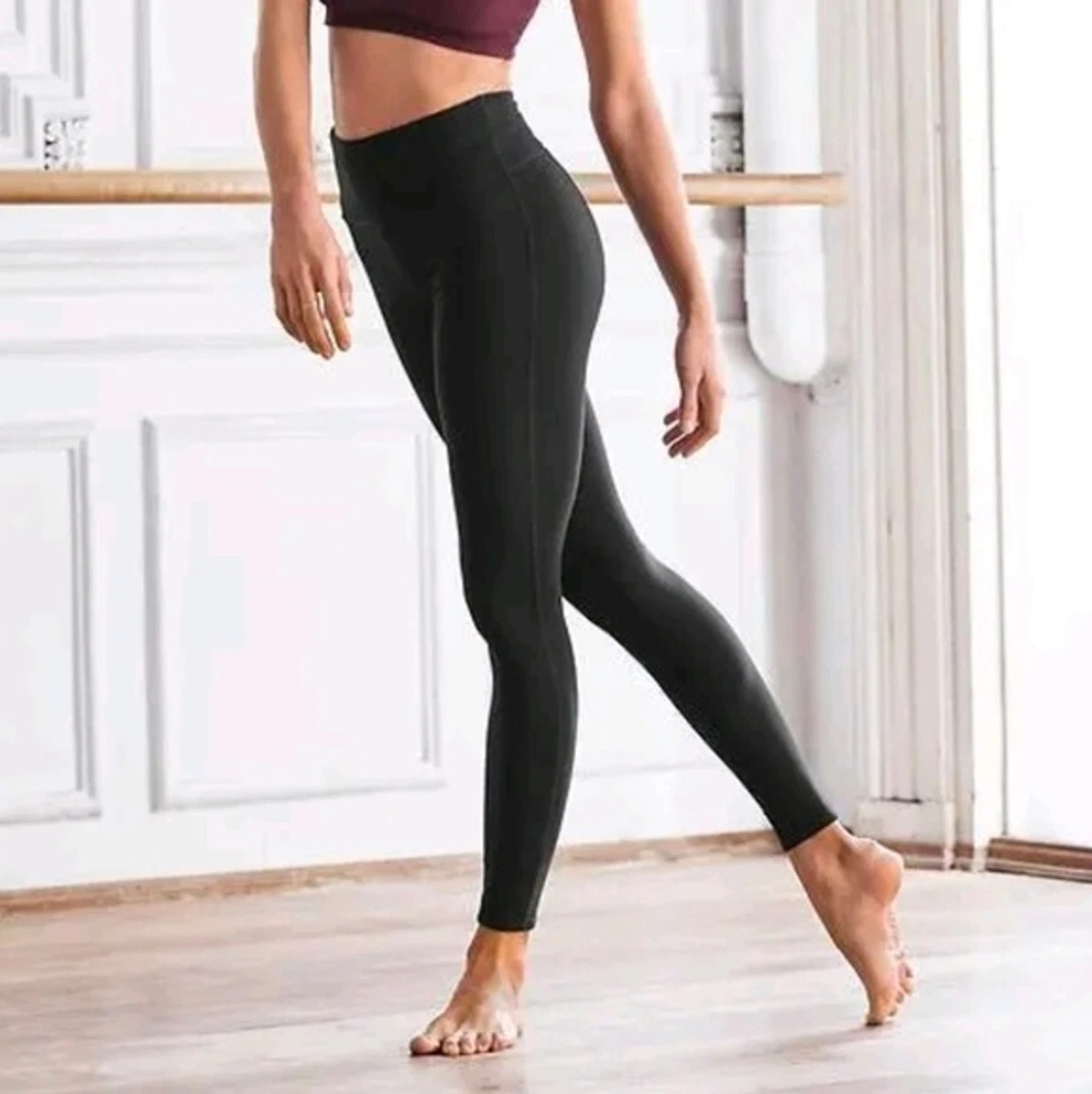 Athleta High Rise Chaturanga Tight Black Leggings Small