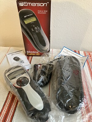 NEW in OPEN BOX Emerson Slimline EM-2516 Phone Caller ID Desk/Wall Big Button