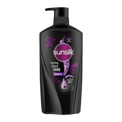 Sunsilk Stunning Black Shine Shampoo with Amla + Oil & Pearl Protein 650 ml