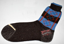 Argyle Socks VTG King James 50s Brown Blue Orange Blue Argyle 7 x 7.5 Boys 8