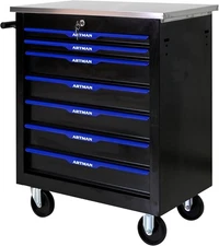 4/5/6/7 Drawers Rolling Tool Box Cart Tool Chest Tool Storage Cabinet w/ Wheels
