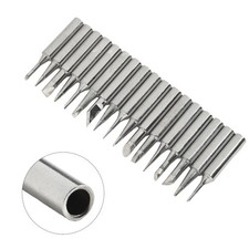 17Pcs Lead-Free Soldering Iron Tip 900M-T For-936-YIHUA Soldering Station