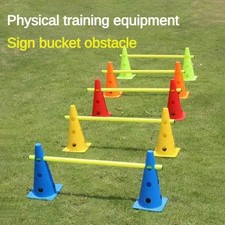 Dog Agility Set Jump Training Equipment Pet Speed Jumping Hurdle Cones System UK