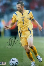 Andriy Shevchenko signed Ukraine 12x8 photo RACC Trusted Seller 186 ACG CERT
