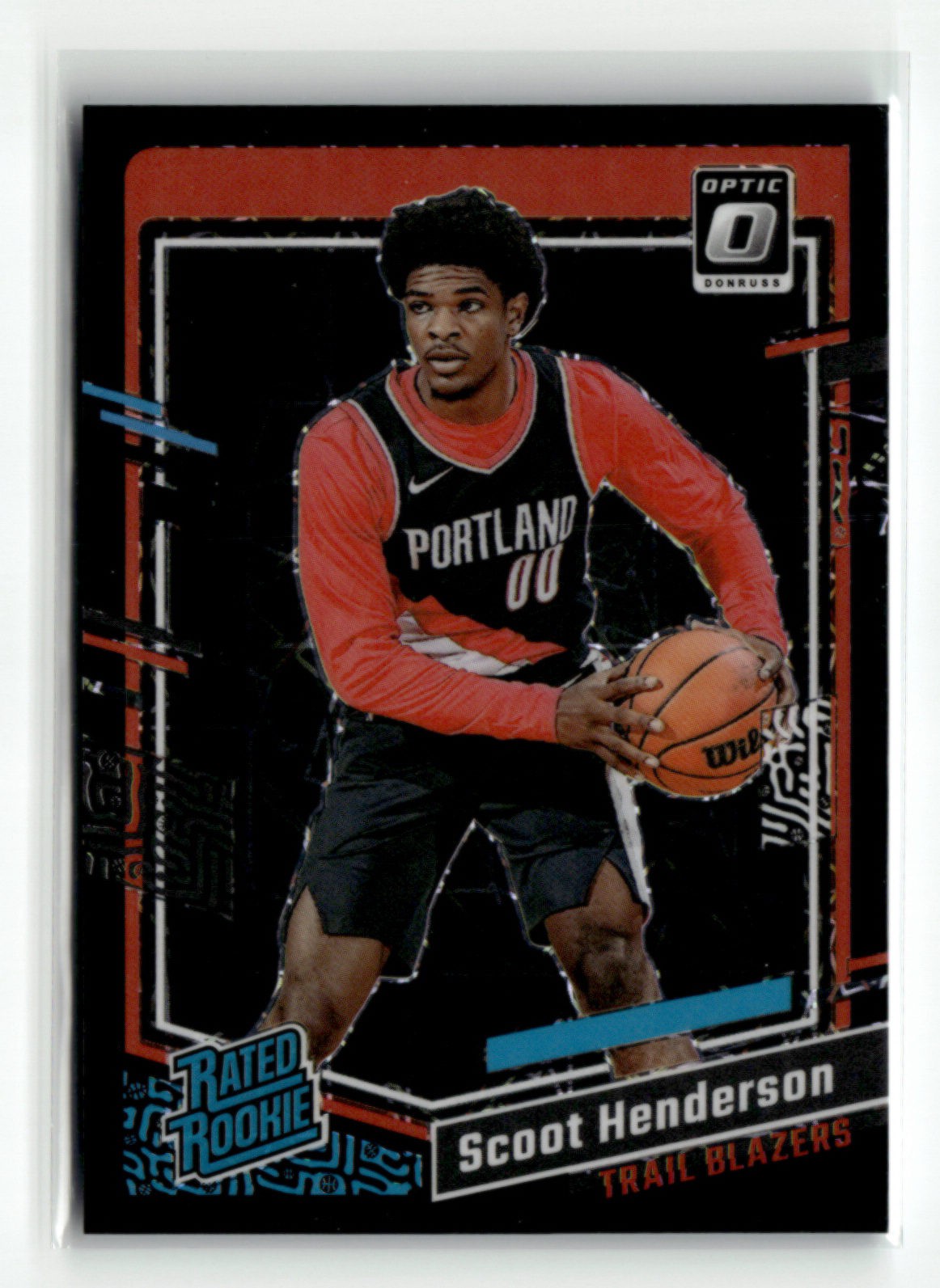 Scoot Henderson 2023-24 Donruss Optic Black Velocity 20/39 Rated Rookie [jdA10