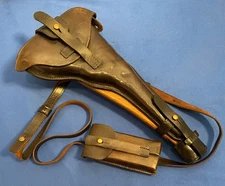 WWI GERMAN ARTILLERY P08 LUGER PISTOL STOCK HOLSTER