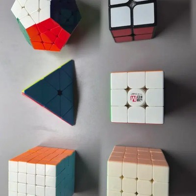 Various Rubik's Cubes Collection 2x2 to 5x5 Puzzle Set