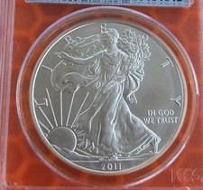 2011-(S) American Silver Eagle PCGS MS70 First Strike