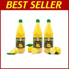 Pure Lemon Juice - Freshly Squeezed - 3 Bottle Pack