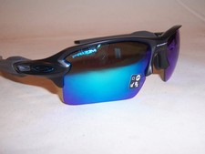 New Oakley Sunglasses FLAK 2.0 XL OO9188-C7 BLACK/PRIZM SAPPHIRE AUTHENTIC 9188