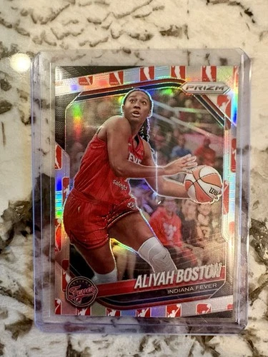 Aliyah Boston 2025 WNBA Panini Prizm Logo Prizm Dicks Exclusive WNBA Logo