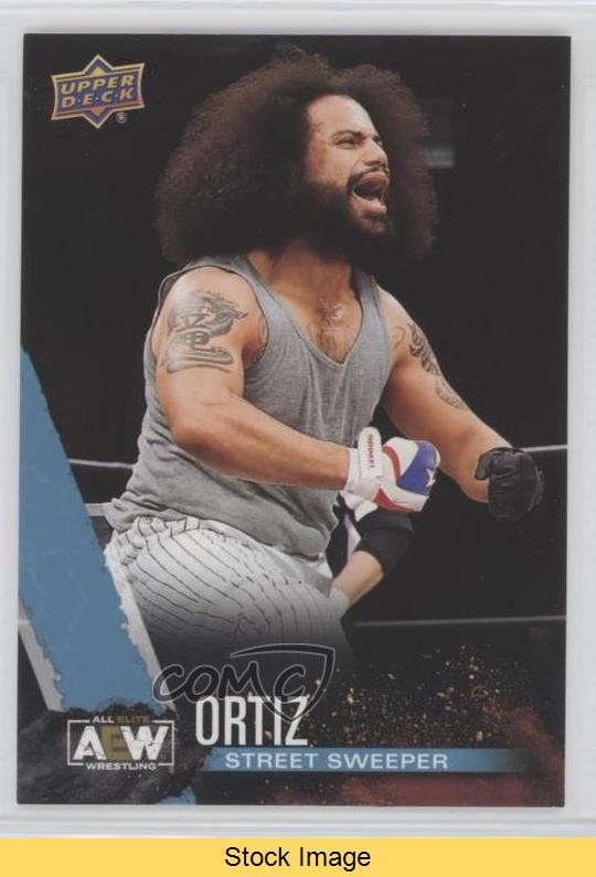 2021 Upper Deck AEW All Elite Wrestling Finisher Ortiz #30 Rookie RC READ 0n3f