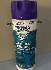 NIKWAX SOFTSHELL PROOF WASH IN WATERPROOFER 300 MLS NEW