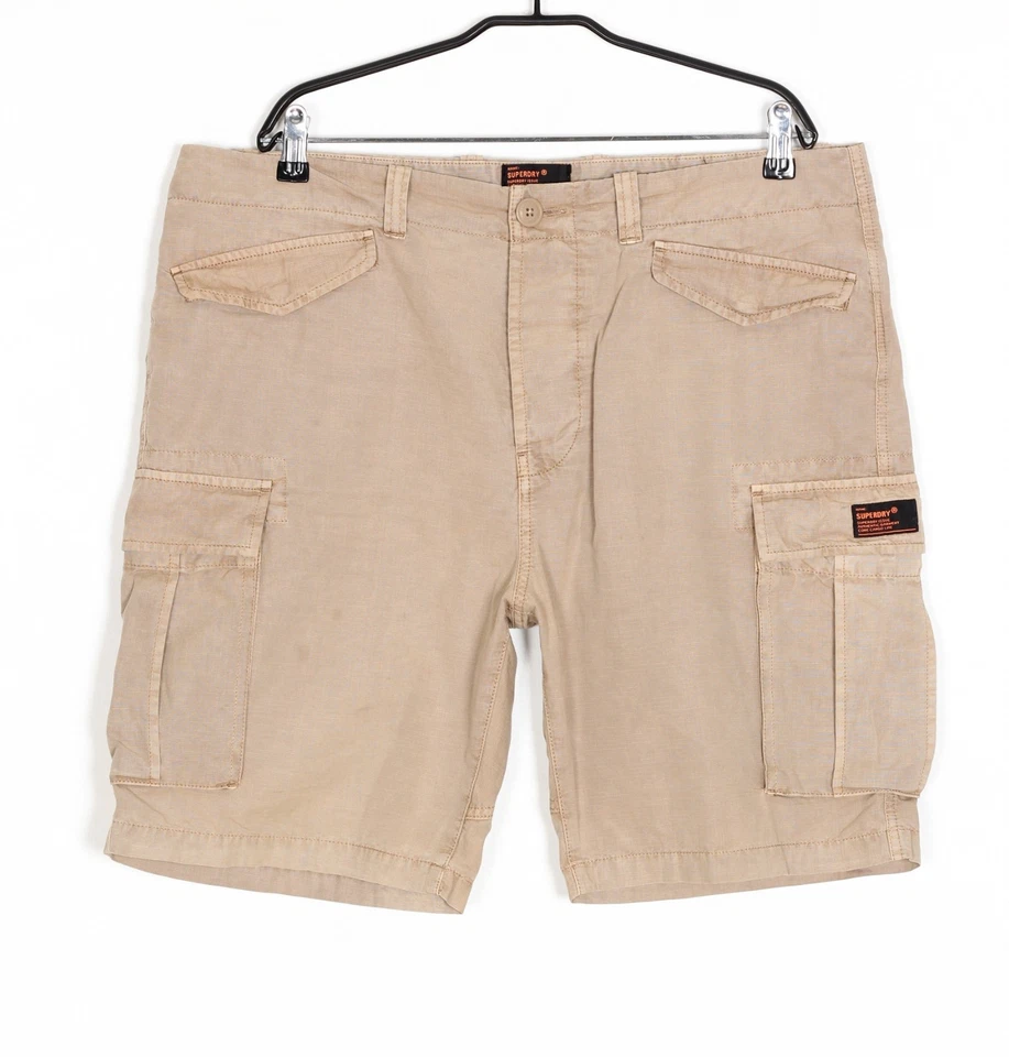 Short Superdry Core Cargo Lite Ripstop Homme Taille W36 DZ8356 - Photo 1/4
