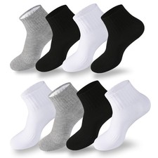 10-100 Paar Tennissocken Quarter Sportsocken Herren Damen Baumwolle Kurz Socken