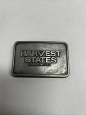 Harvest States Cooperatives America's Farmers Farm land Belt Buckle