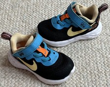 Nike Revolution Toddler Boy Size 5C Sneakers FB2719-001 Slip On Shoes