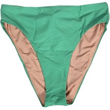 J. Crew High-rise bikini bottom in Canteen Green S NWT