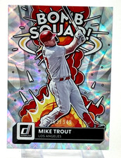 2022 Panini Donruss - Mike Trout Bomb Squad Silver #BS-8 263/349