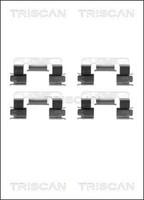 Triscan ZubehöRsatz Scheibenbremsbelag 8105 131633 FüR Toyota Corolla Liftback