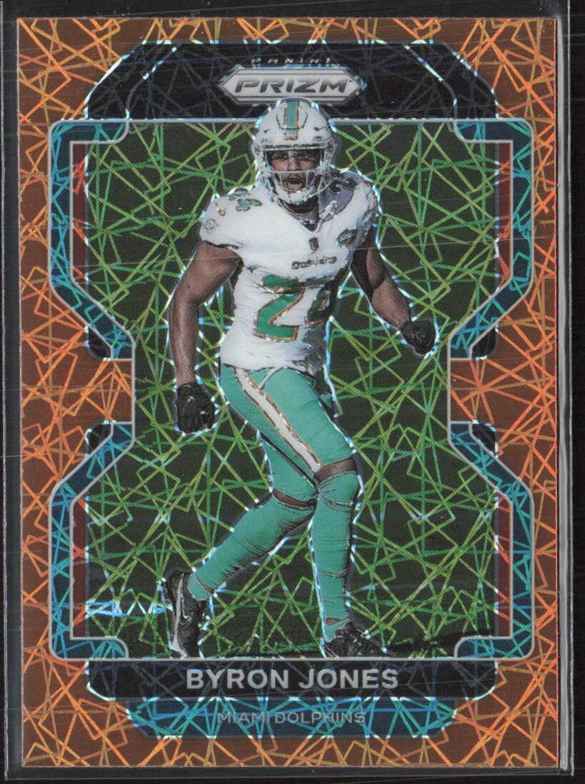 2021 Panini Prizm #110 Byron Jones Lazer Miami Dolphins (N)