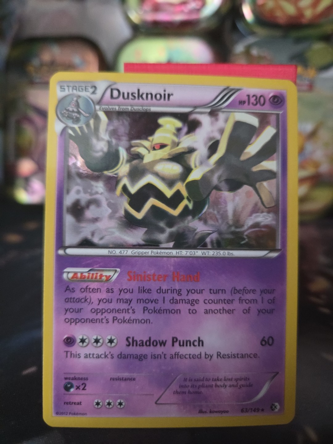 Boundaries Crossed #63/149 Dusknoir Holo
