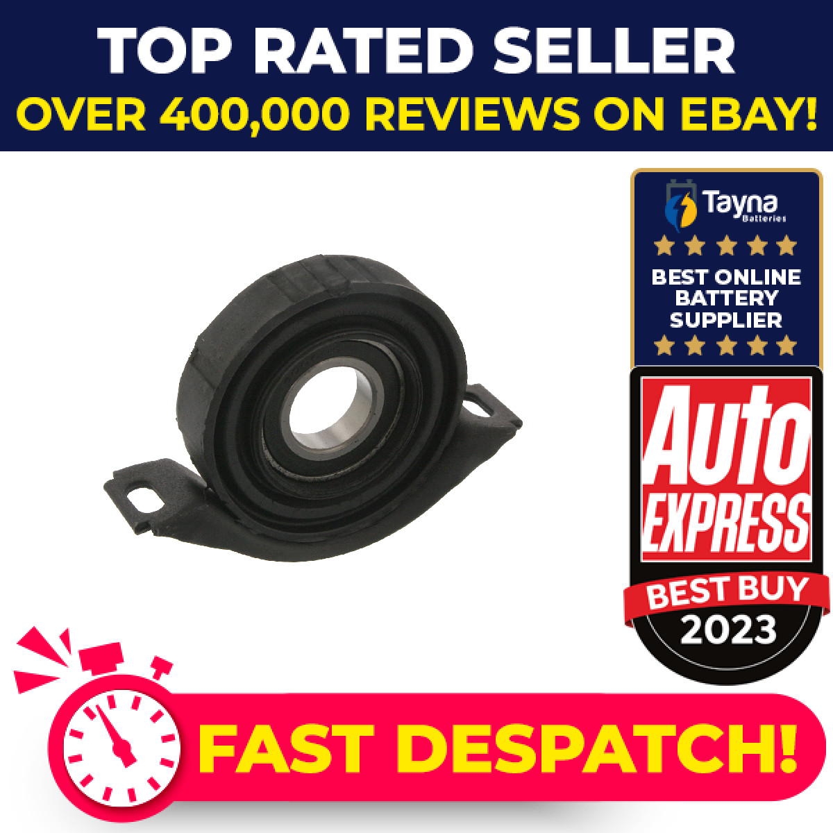 Propshaft Mounting fits MERCEDES E300D W124 3.0D 93 to 95 OM606.910 A1244100281