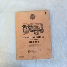 Istruzioni Per L'uso Trattore Diesel Tipo 188