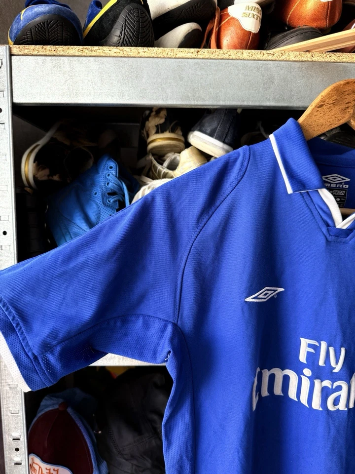 CHELSEA UMBRO  2002-03 HOME FOOTBALL SHIRT SOCCER JERSEY ZENDEN Sz L BOYS JUNIOR - Image 3 of 4