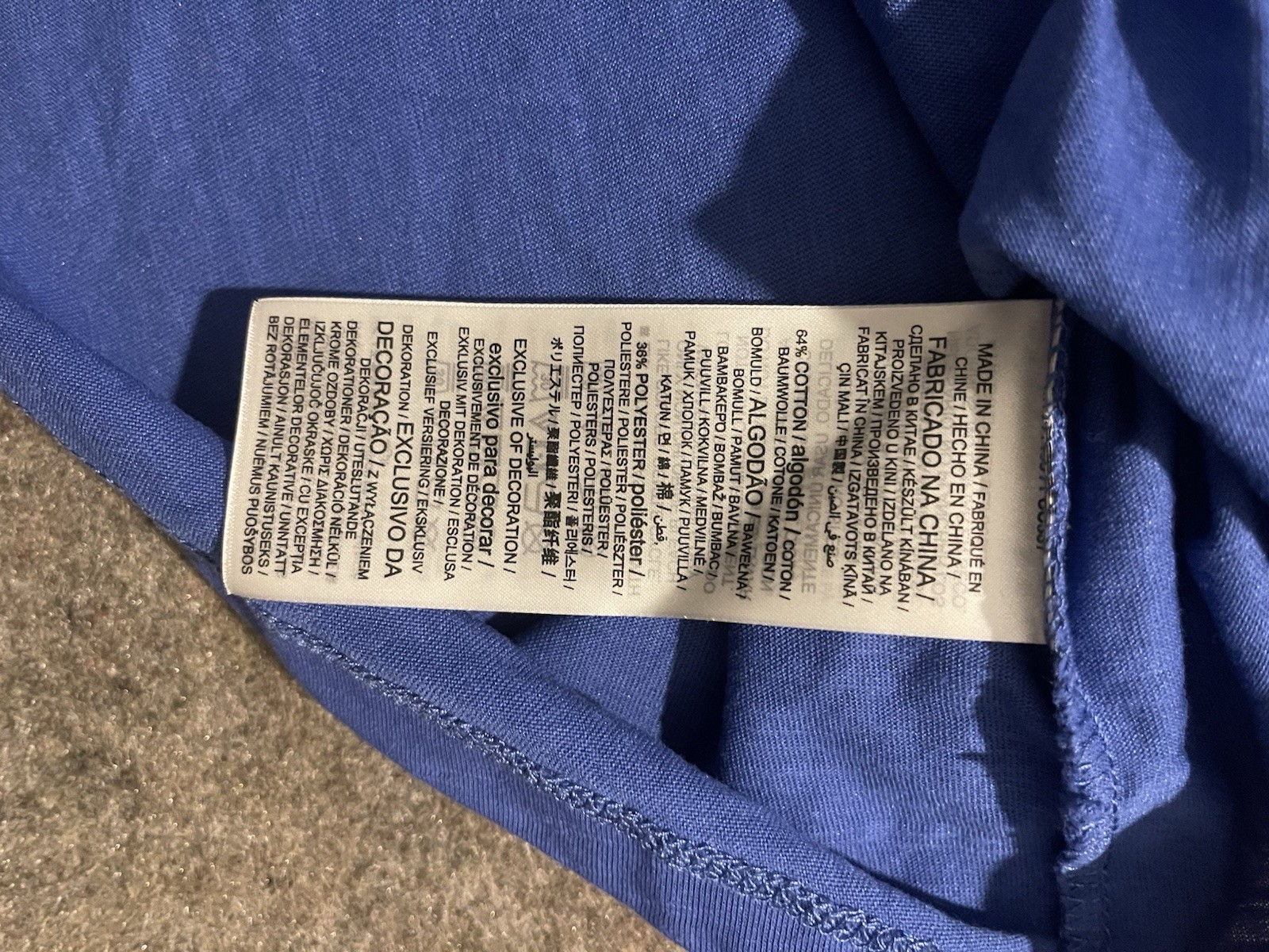 Nike Chicago Cubs Logo Tee Blue Raglan Short Sleeve Scoop Neck Sportswear Active thumbnail 4