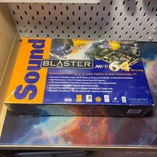 Creative Sound Blaster AWE64 Value Model SB4500 CT4500 ISA Audio Card NEW IN BOX