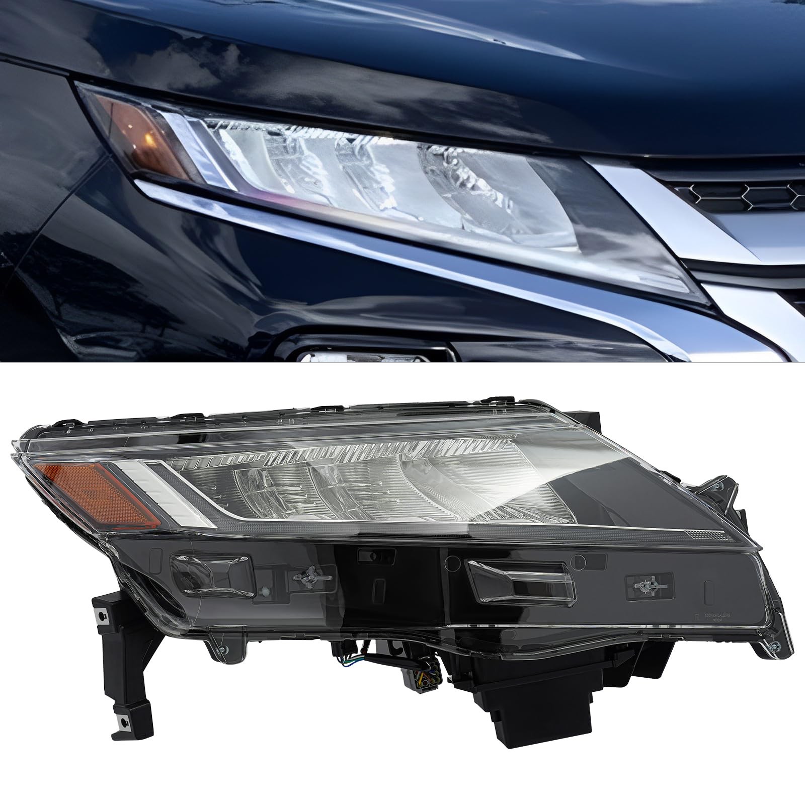 LED Headlight for 2020 2024 Mitsubishi Outlander ASX Right Clear Lens 8301D572