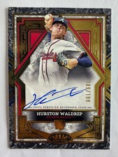 2025 Topps Tier One Hurston Waldrep 3 Auto Rookie RC /199 Braves