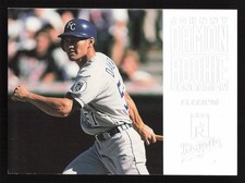 1996 Fleer #3 Johnny Damon RC ROOKIE SENSATIONS Rookie Card Kansas City Royals. rookie card picture