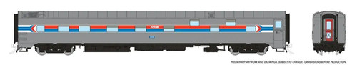 Dormitorio dúplex Rapido 101160 HO: Amtrak - Fase 1: #2400 | Zustand: New