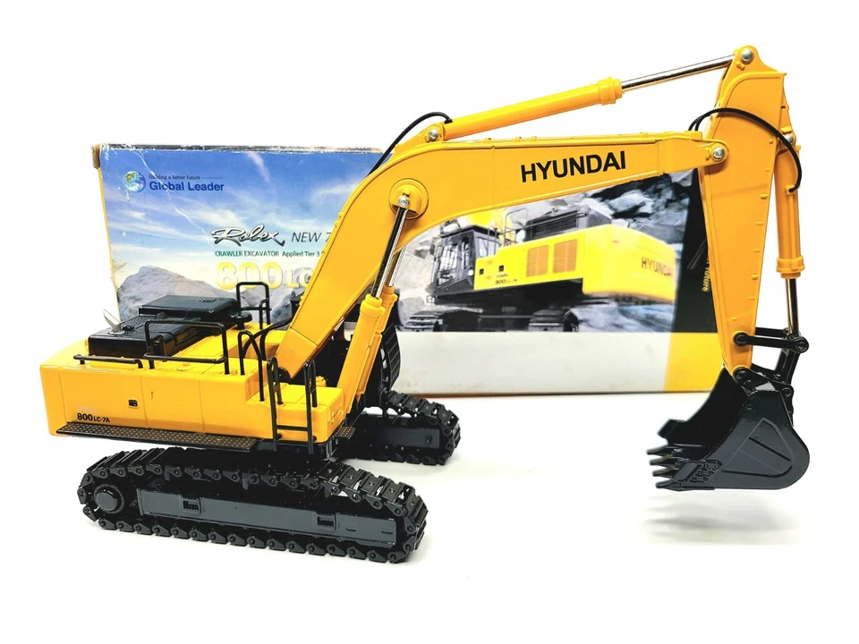 Excavadora Hyundai Robex 800LC-7A - Modelo diecast escala 1:50 Mica World nuevo Foto 3 de 4