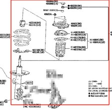 Front Shock Absorber Assembly Left For TOYOTA CHR C-HR 2017-ON NGX10 MAXA10 4852