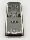 500g Pure 999.0 Silver Bullion Bar 0.5kg Ogussa Vienna Austria Mint Refinery
