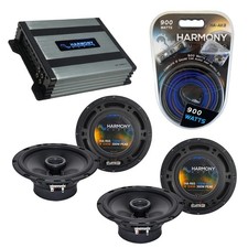 Dodge Dakota 2008-2011 Factory Speaker Upgrade Harmony (2) R65 & Ha-a400.4 Amp