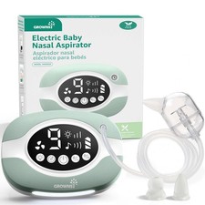 GROWNSY Electric Nose Suction for Baby, Hospital-Grade Nasal Standard, Green