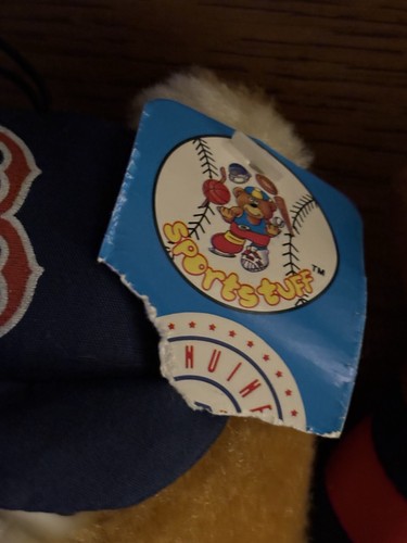 VTG Boston Red Sox Good Stuff Teddy Bear Plush Baseball Stuffed Animal 13” Tall - Picture 3 of 7