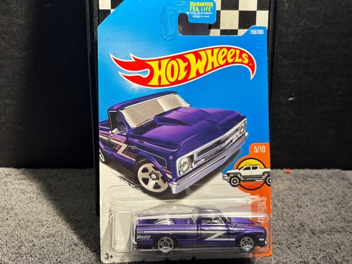 1/64 HOT WHEELS 1967 CHEROLET C10 HOOSIER PU 158/365 5/10 VIOLA