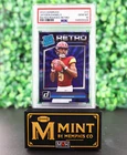 JAYDEN DANIELS  2024 DONRUSS RATED ROOKIES RETRO RC #11 PSA 10 COMMANDERS