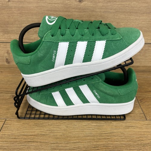 Adidas Campus 00s Schuhe Damen Gr. UK 7 Wildleder Chunky Sneaker grün "