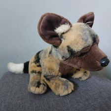 Keel Toys African Wild Dog Plush Soft Toy 10" High VGC Dingo 3921/1