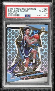 2019-20 Panini Revolution Rookies Groove Brandon Clarke PSA 10 GEM MT Rookie RC