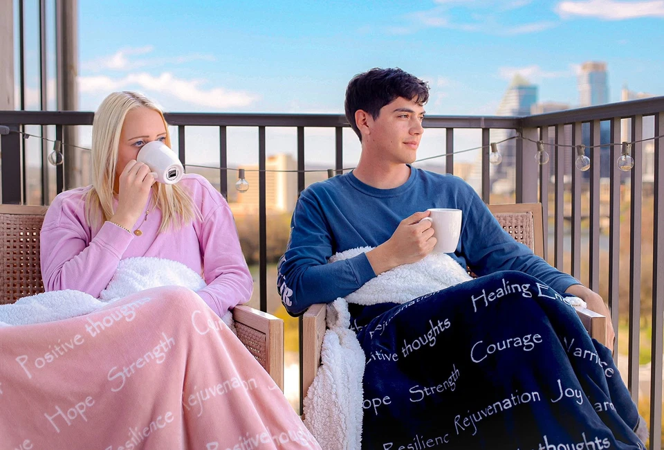 WOLF CREEK BLANKET - Compassion Blanket (Brand)- Strength Courage Super Soft War - Image 2 of 4