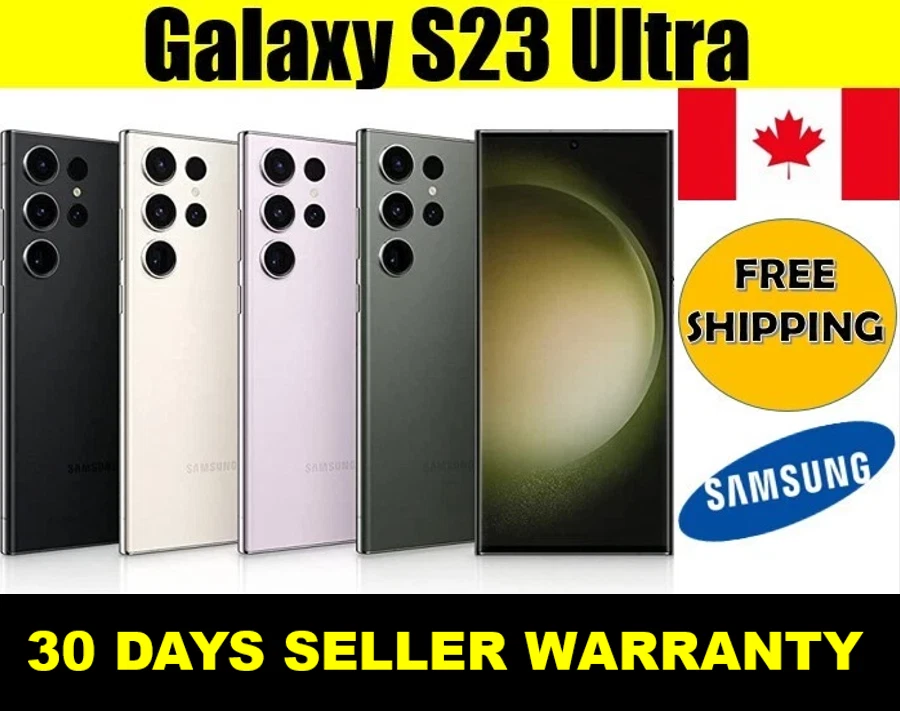 Samsung Galaxy S23 ULTRA 6.8" Display Unlocked - Very Good *Aftermarket Screen*