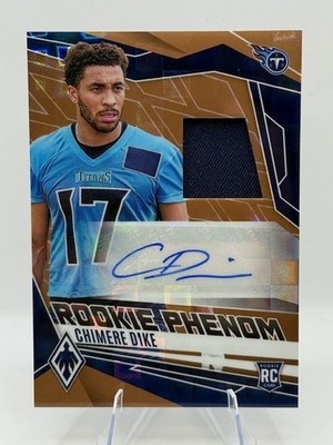 2025 Phoenix Chimere Dike Rookie Patch Auto /199 RPA Phenoms RC Titans SP